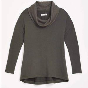 Lou & Grey Softblend Cowl Neck Top